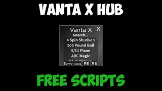 Roblox Serverside Script Showcase Vanta X Hub