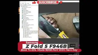 Samsung Z Fold 5 F946B Reboot EDL Mode with Hero Key