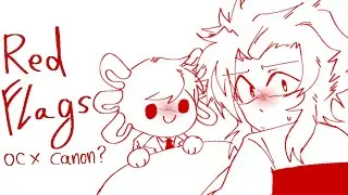 red flags / animation for @sir_fluff "not really ship"