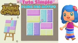 TUTO SIMPLE POUR FAIRE DES MOTIFS PERSO | ANIMAL CROSSING NEW HORIZONS #acnh