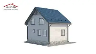 Каркасный дом 7х9м. проект КД-31