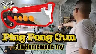 Fun Homemade Toy - How to Make a DIY Ping Pong GunToy at Home