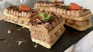 Mille-feuille มิลเฟย มูสช็อกโกแลต ทำง่าย อร่อยมาก