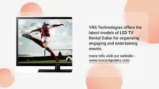What are the Benefits of Using LED TV for Events?