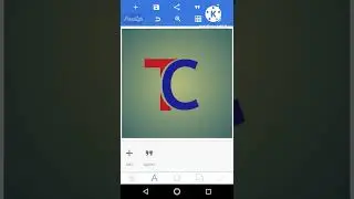 TC simple logo making. most popular logo making.#logo #text #pixellab #editing