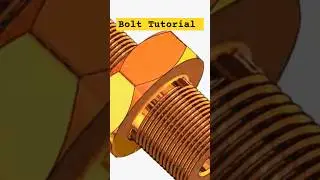 Double end thread stud tutorial complete tutorial in solidworks 
