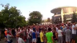 На початку матчу Олександрія - Хайдук