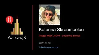⚡️Lightning talk - Katerina Skroumpelou - Google Maps JS API - Directions Service