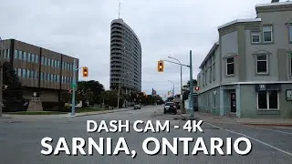 Sarnia, Ontario: 4K Drive through Scenic Wonders | Explore the Imperial City by Car 🚗🌅