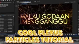 Cool Plexus Particles Tutorial After Effects!