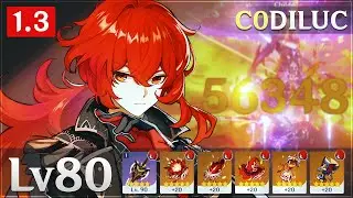 DILUC GAMEPLAY THAT NOBODY ASKED | GENSHIN IMPACT 1.3