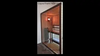 Финская сауна Frank F808 тeрмодерево. Видео отзыв.