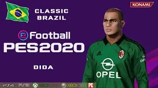 DIDA face+stats (Classic Brazil) How to create in PES 2020