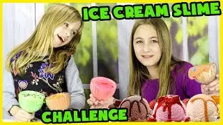ICE CREAM SLIME CHALLENGE!