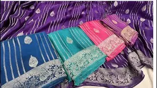 Chickpet Bangalore wholesale designer boutique sarees||#Byrappa Silks|| single saree courier