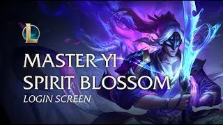 Master Yi Spirit Blossom | Login Screen - League of Legends