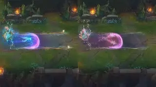 Prestige Ocean Song Seraphine VS Ocean Song Seraphine  Skin Comparison - League of Legends