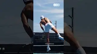 Holger Rune's Ultimate Physicality! Intense Practice in Slow Motion 6 #shorts