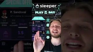 Sleeper app MLB play of the day!