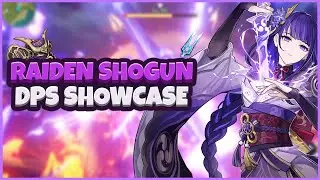 Raiden Shogun Dps Showcase | F2P Dps build | Genshin Impact