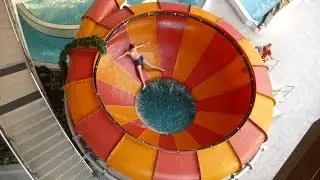 Aquadrom Ruda Śląska - Trichterrutsche || Space Bowl Toilet Slide Onride POV