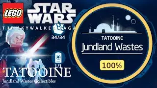 LEGO The Skywalker Saga - Tatooine (Jundland Wastes) All Open World Collectibles 100%