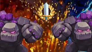 ¡GOLEM vs GOLEM en Gran Desafío! 🤯 *épico* Clash Royale 🔥