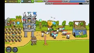 Grow Castle Ep 2 | defeating 340 wave colony at wave 125-130 and baby dragon without using any skill