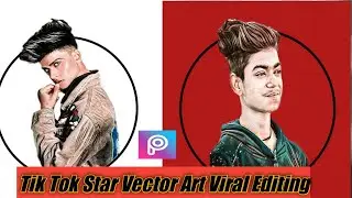 Picsart Portrait Image Editing || Tik Tok Star Viral Editing || Picsart Tutorial