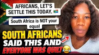 ARE AFRICANS NOW SCARED OF SOUTH AFRICANS 🤣 SA WAS BRUTAL WITH THIS