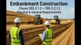 Embankment Construction | Physical & General Requirements | Clause 305.2.1.2 – 305.2.2.1