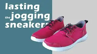 D.I.Y sneakers project || jogging sneakers lasting