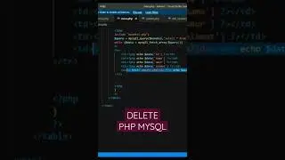 DELETE use PHP MYSQL 