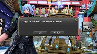 Logging out with /playdead | FFXIV