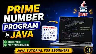 Prime Number Program in Java | Java Language Tutorial