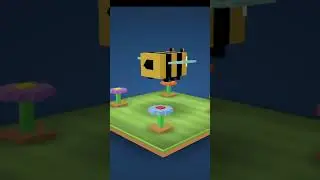 3D Bee Aanimation | CSS Animation Effects | Html CSS Only