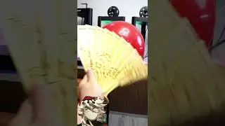 Can 3D Printed Douma's fan pop balloons?🧐🪭#demonslayer