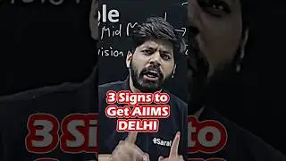 3 Signs that you will get AIIMS Delhi in NEET 2024 😱🤔 | NEET Motivation 