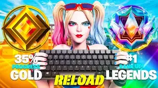 Gold to Unreal Legends Solo SPEEDRUN.. (Fortnite Reload)