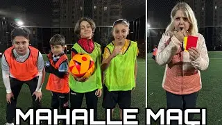 ANNEMLE MAHALLE MAÇI YAPTIK CHALLENGE !! PİZZASINA