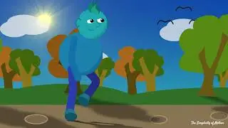 Uplifting Walk Cycle | Animation Loop