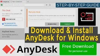 How to download and install AnyDesk in Desktop / Laptop || Step by Step || 2023