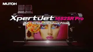 Mutoh's XpertJet 1682SR Pro - 8 colour printer