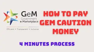 How to Pay Gem Caution Money | Gem Caution Money Deposit |