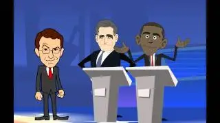 Presidential debate Obama Romney Colbert Clip 1 video 2
