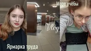 VLOG: Пропала статья🥺 Море учёбы. Прогулка по Питеру. Красивые луки и ярмарка труда❣️