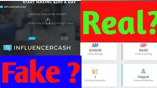 Influencer Cash website is real or fake ? | influencercash.co review in Hindi |