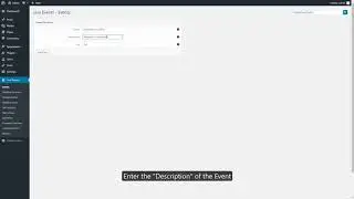 Live Events - Create an Event