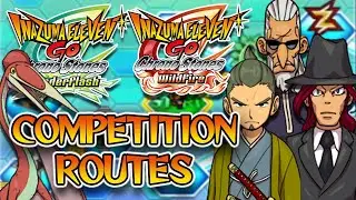 Competition Routes Guide -  Inazuma Eleven GO Chrono Stones: Thunderflash & Wildfire