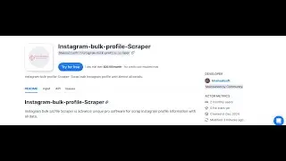 Instagram-bulk-profile-Scraper 